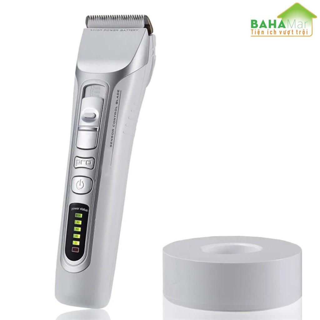 TÔNG ĐƠ CHUYÊN NGHIỆP SẠC ĐIỆN CẮT TỈA RÂU TÓC "BAHAMAR" tiện sử dụng, tạo nhiều kiểu với các đầu dao và có thể tự dùng