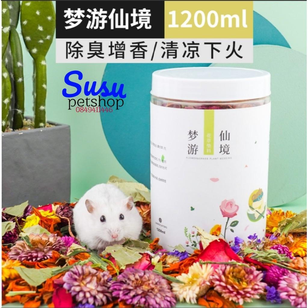 Hoa khô lót chuồng cho hamster