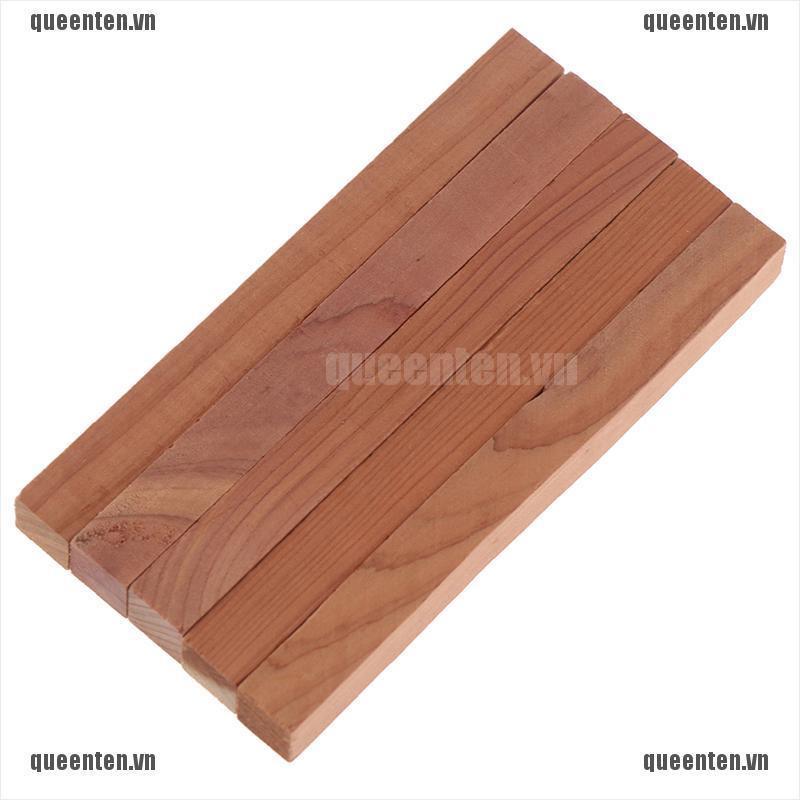 5PCS Wardrobe Clothes Drawer Mildew Camphor Bug Cedar Wood Anti-moisture Moth QUVN