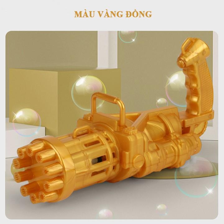 MÁY BẮN BONG BÓNG XÀ PHÒNG 10 NÒNG SIÊU MẠNH ( Tặng kèm 01 lọ xà phòng + tặng pin )