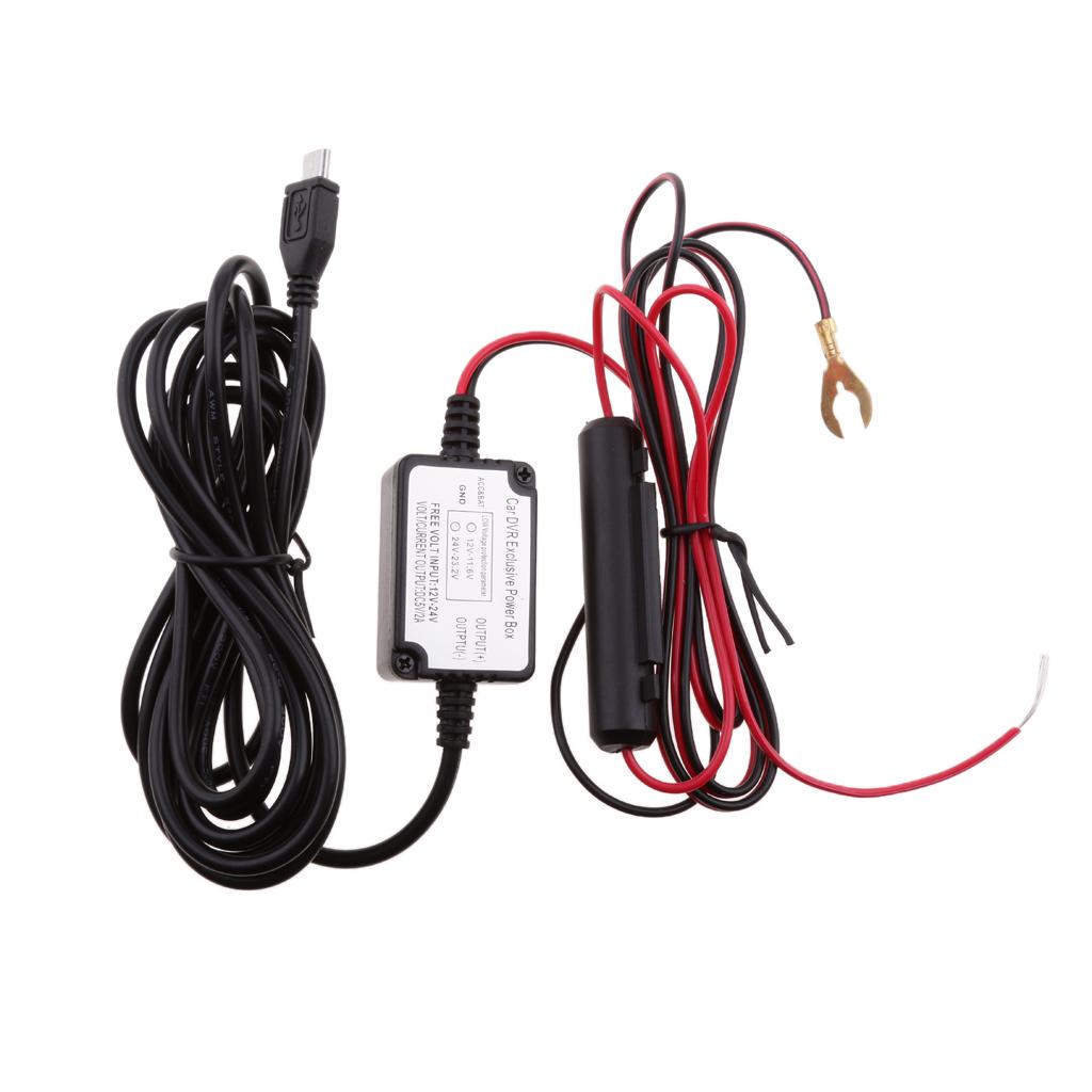 Car DVR Camera Video Recorder Power Box 12V To 5V Step Down Converter