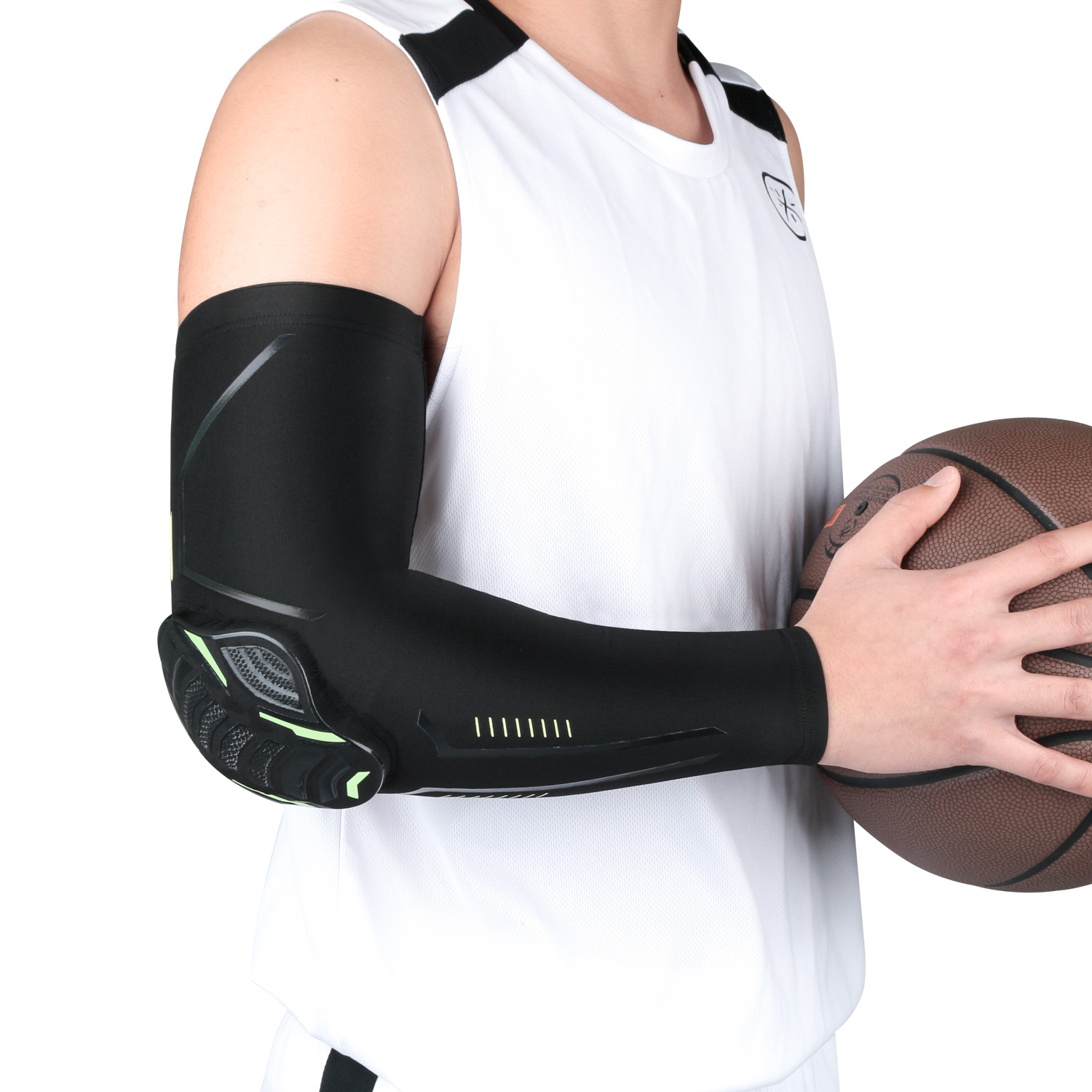 Bộ 2 băng bảo vệ khuỷu tay có mếng đệm dày AOLIKES A-HB021 Basketball Elbow Sleeve