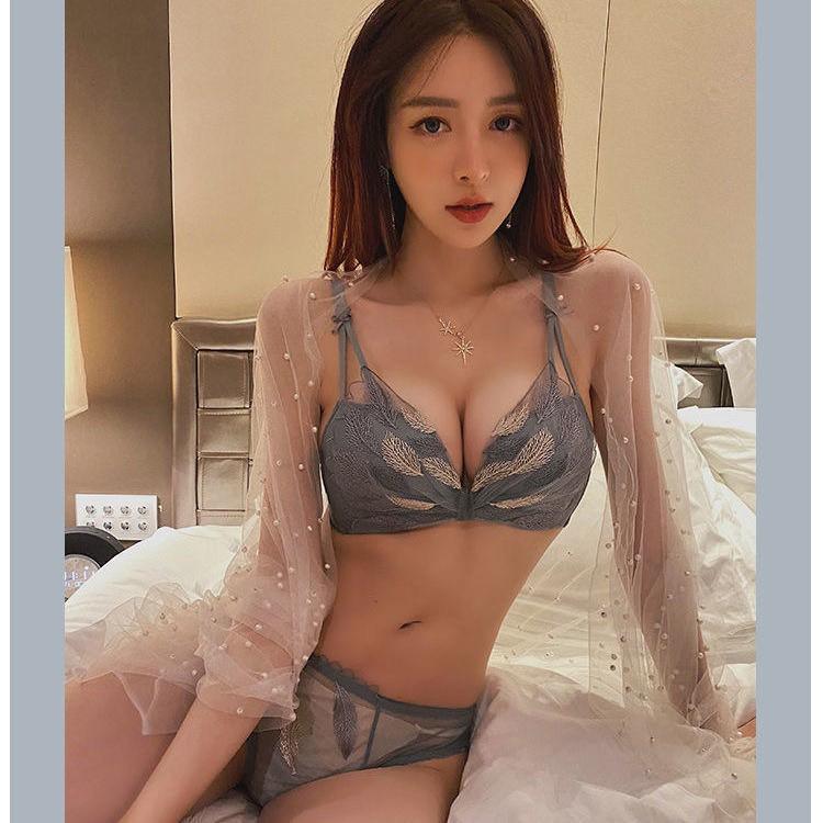 Áo Lót Ren Lông Công Đệm Vừa Đẩy Ngực