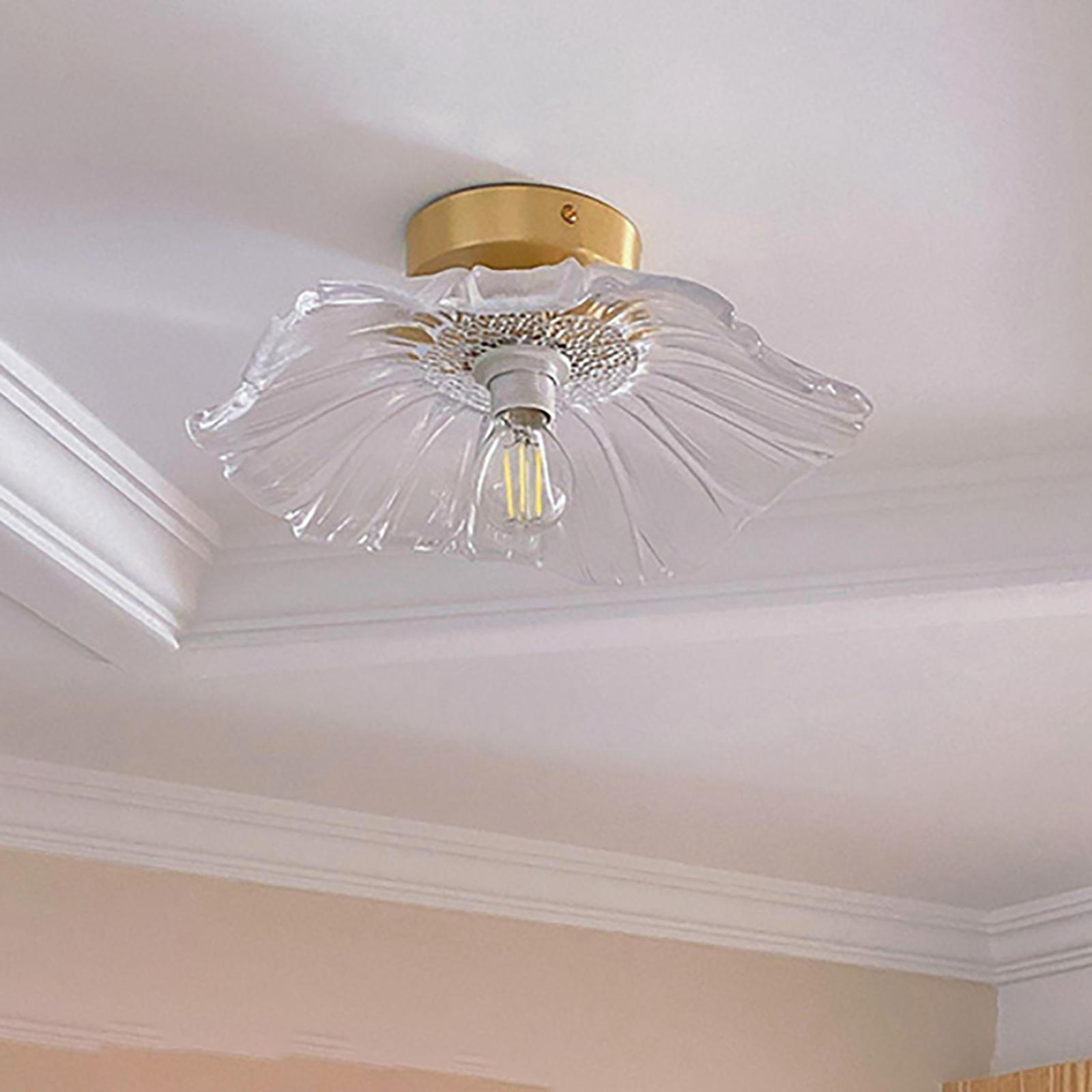 LED Ceiling Lights Chandelier Lamp Minimalist Round Fixtures Light Glass