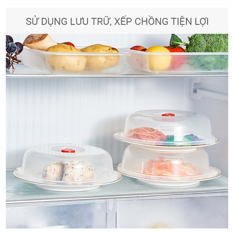 Combo 2 nắp đậy dùng cho lò vi sóng nội địa Nhật Bản