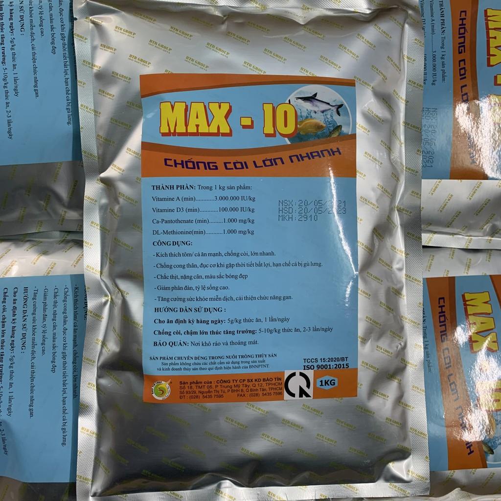 Combo 5 gói thuốc kích thích tăng trưởng, chống còi, vỗ béo Max - 10 dùng cho tôm cá
