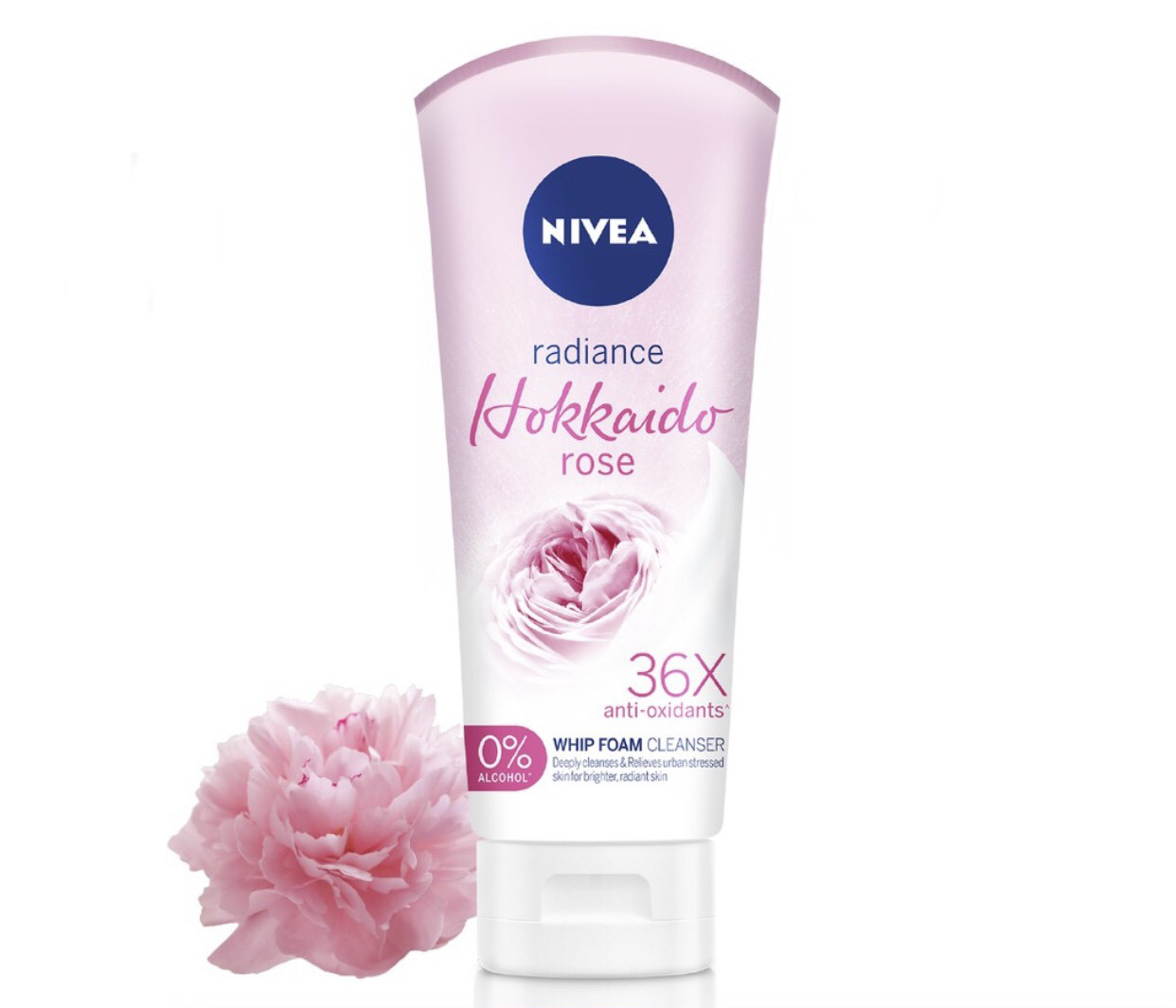 Bộ 2 Sữa Rửa Mặt Tạo Bọt NIVEA Chiết Xuất Hoa Hồng Hokkaido (100ml *2)