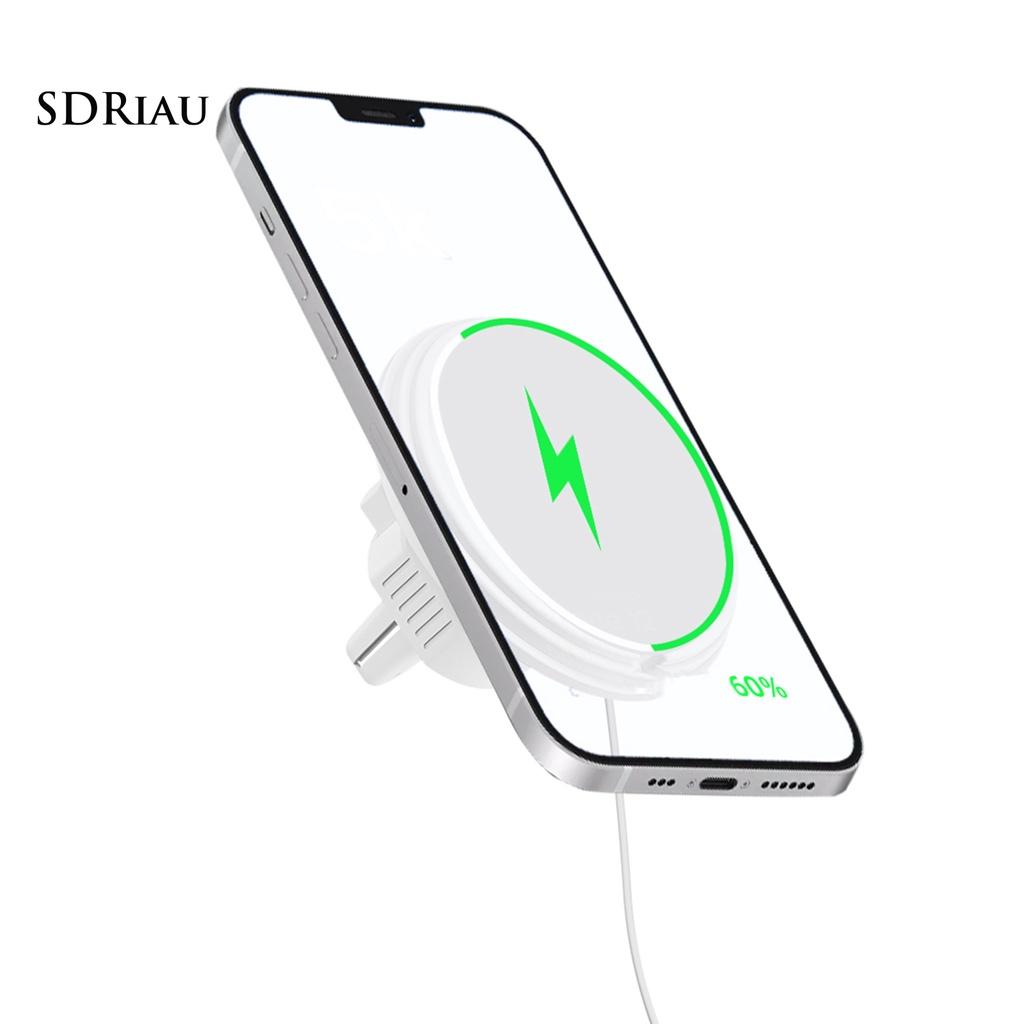 *QCDZ* Car Air Vent Dashboard Mount Phone Holder for iPhone 12 Magsafe Wireless Charger