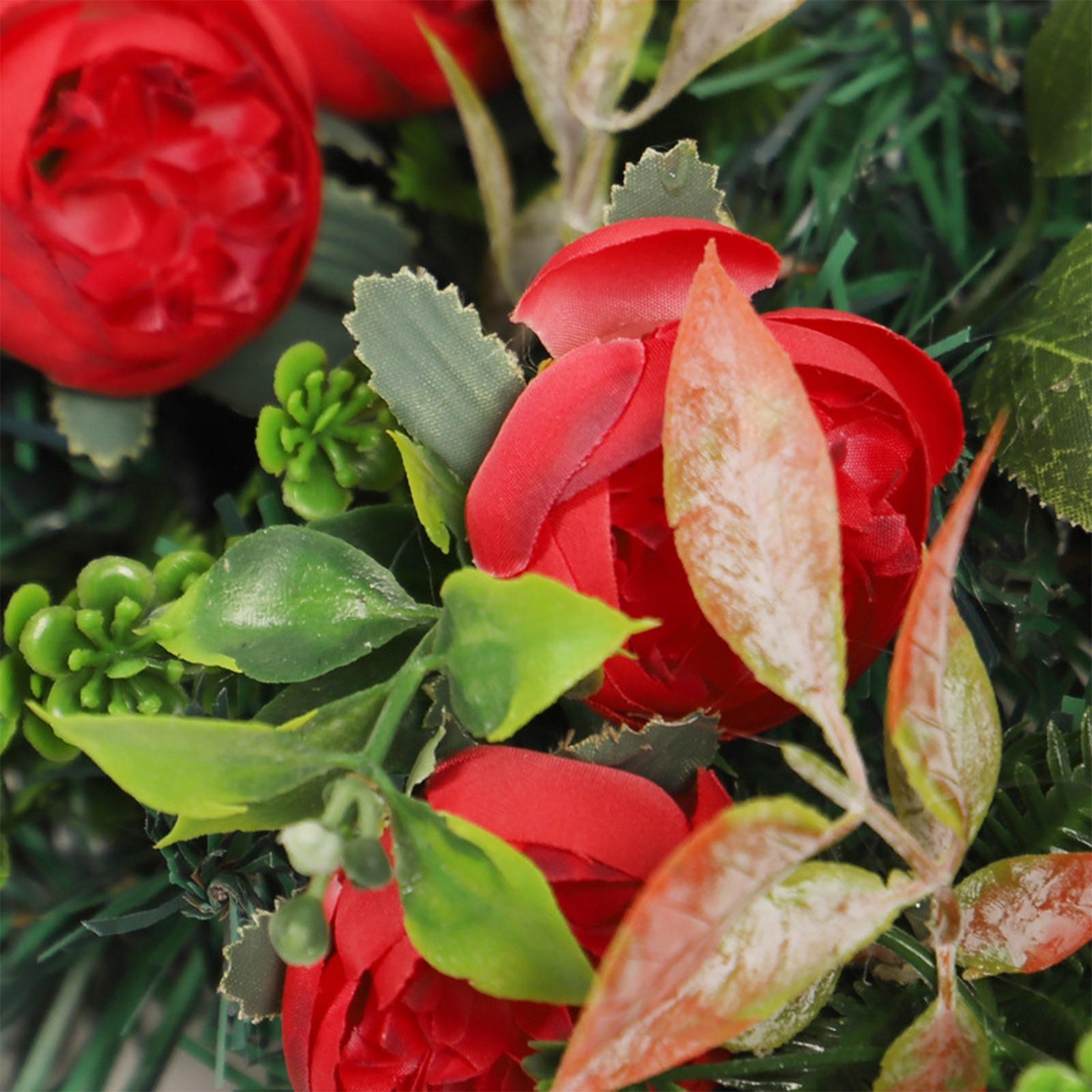 Flower Swag Simulation Front Door Wreath for Decoration Festivals Outdoor