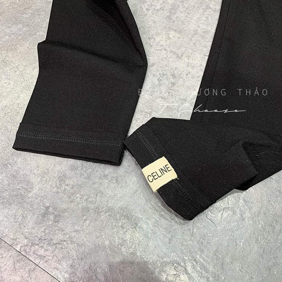 Quần Legging Nữ Cạp Cao Nâng Mông 2 Túi Sau Celi