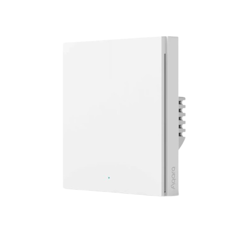 Công tắc bình nóng lạnh Aqara H1 20A WS-K01D - Phiên bản Quốc Tế 1 Nút bấm, Công suất cao cho máy nước nóng, Tương thích HomeKit