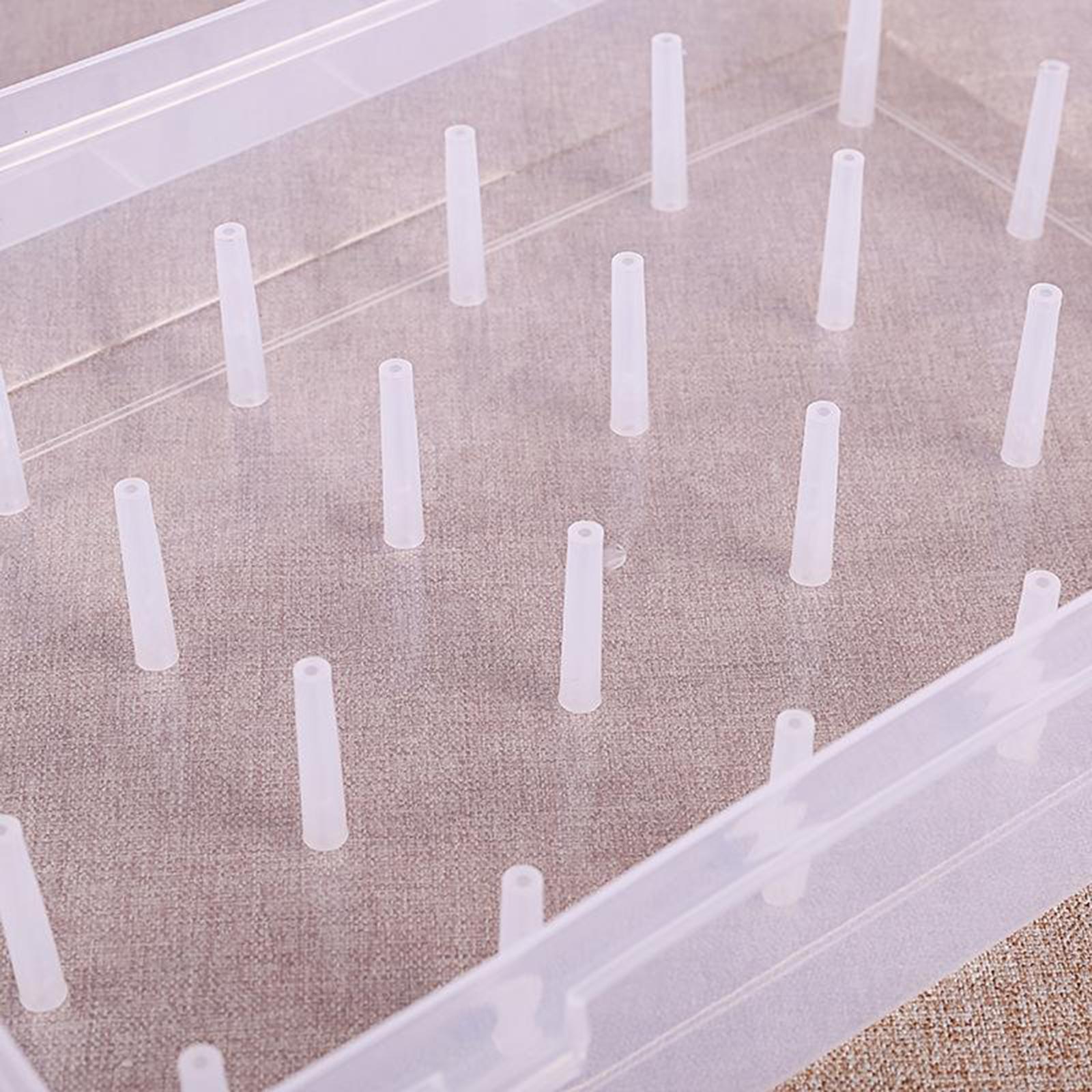 2pcs Embroidery Floss Thread Storage Organizer Box Sewing Thread Bobbins Holder
