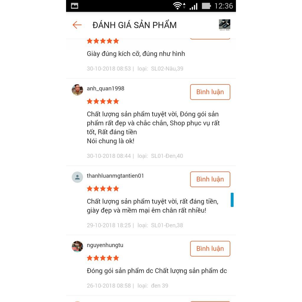 GIÀY DA NAM CÔNG SỞ - CHẤT LIỆU DA BÒ 100% - ĐẾ CAO SU KHÂU BỀ BỈ - HANG VIỆT NAM - MÀU ĐEN