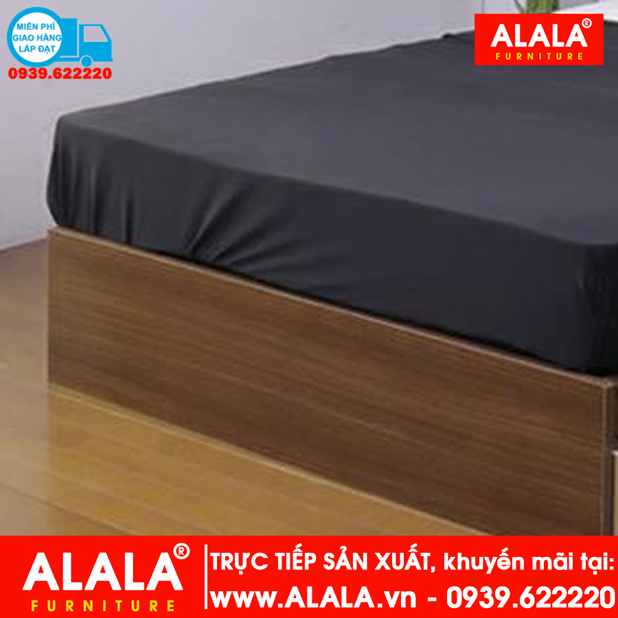 Giường ngủ ALALA31 (1m6x2m) gỗ HMR chống nước - www.ALALA.vn® - Za.lo: 0939.622220