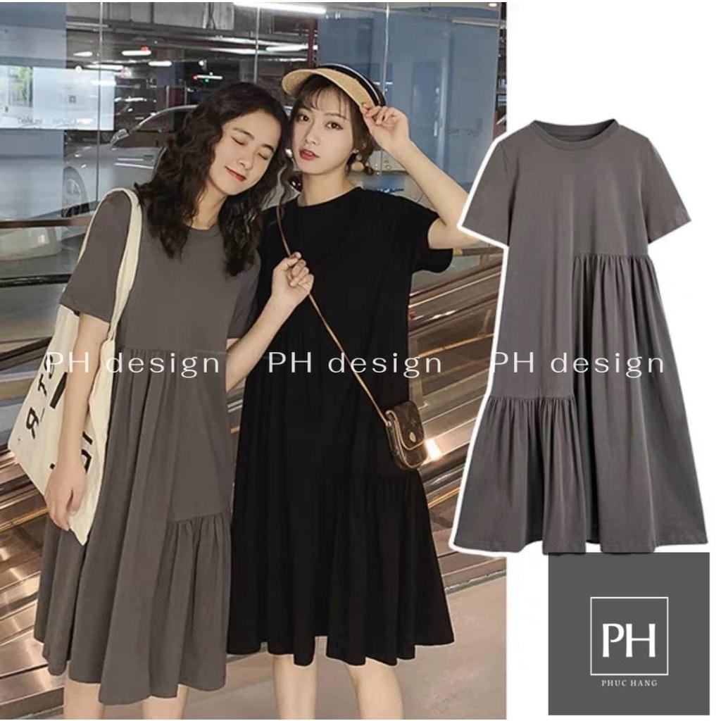 Đầm bầu xinh xếp tầng-Váy bầu xinh chất mát kiểu dáng cực xinh