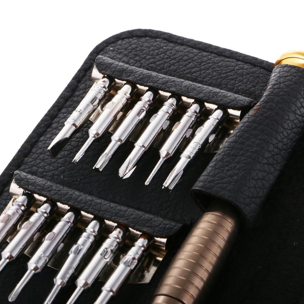 24pcs Precision Mini Screwdriver Set for Laptop Watch Glasses Mobile Repair