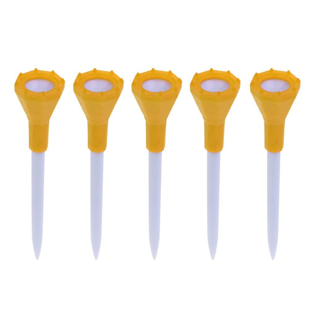 5 Pieces 80mm  golf professional tees with Rubber Cushion  Accessories