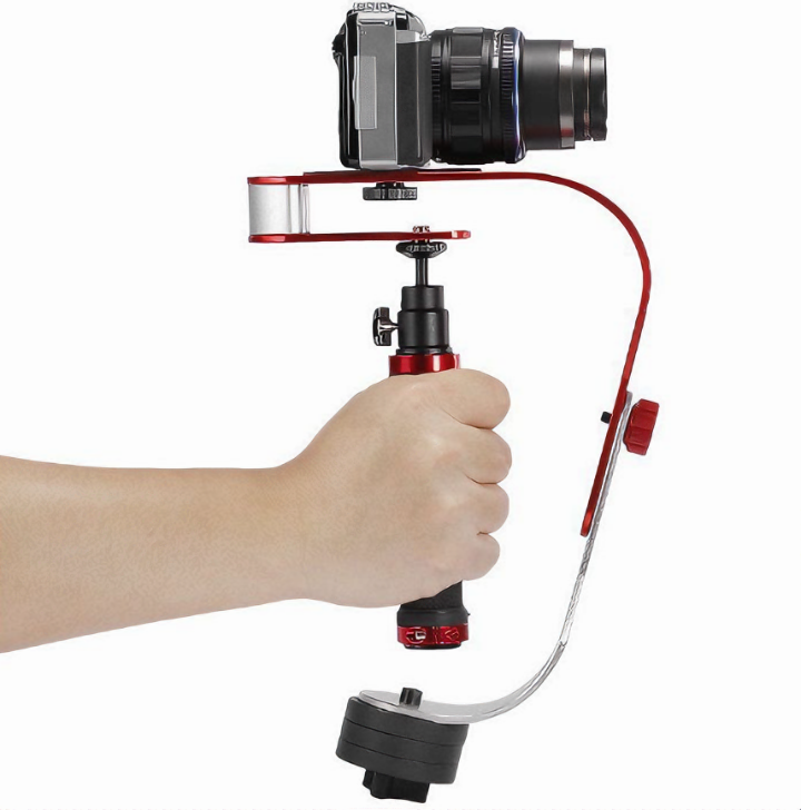 Tay cầm quay phim KG7S chống rung cơ học cho máy ảnh, điện thoại, GoPro, camera chuyên nghiệp - Hàng chính hãng