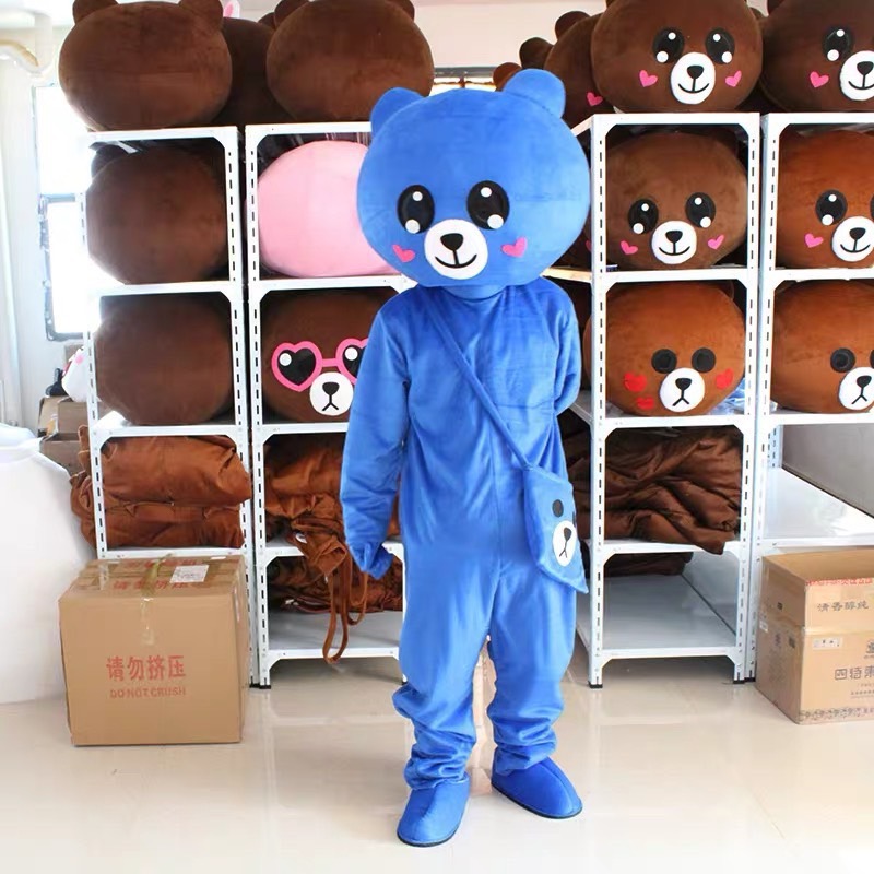 Bộ đồ gấu lầy brown - Mascot bộ đồ bán kẹo size khủng đầu to chất đẹp - Bộ đồ hóa trang gấu nâu hoạt hình dễ thương cho các sự kiện