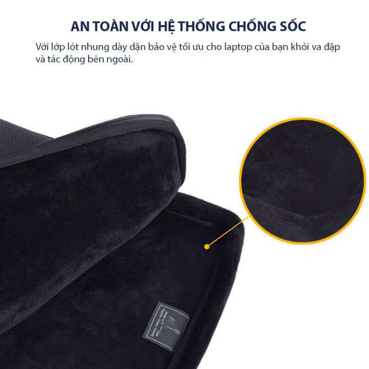 Túi Chống Sốc xách tay Pilot Sleeve dành cho Laptop, Macbook 13/15.6&quot; M402 - Hàng Nhập Khẩu