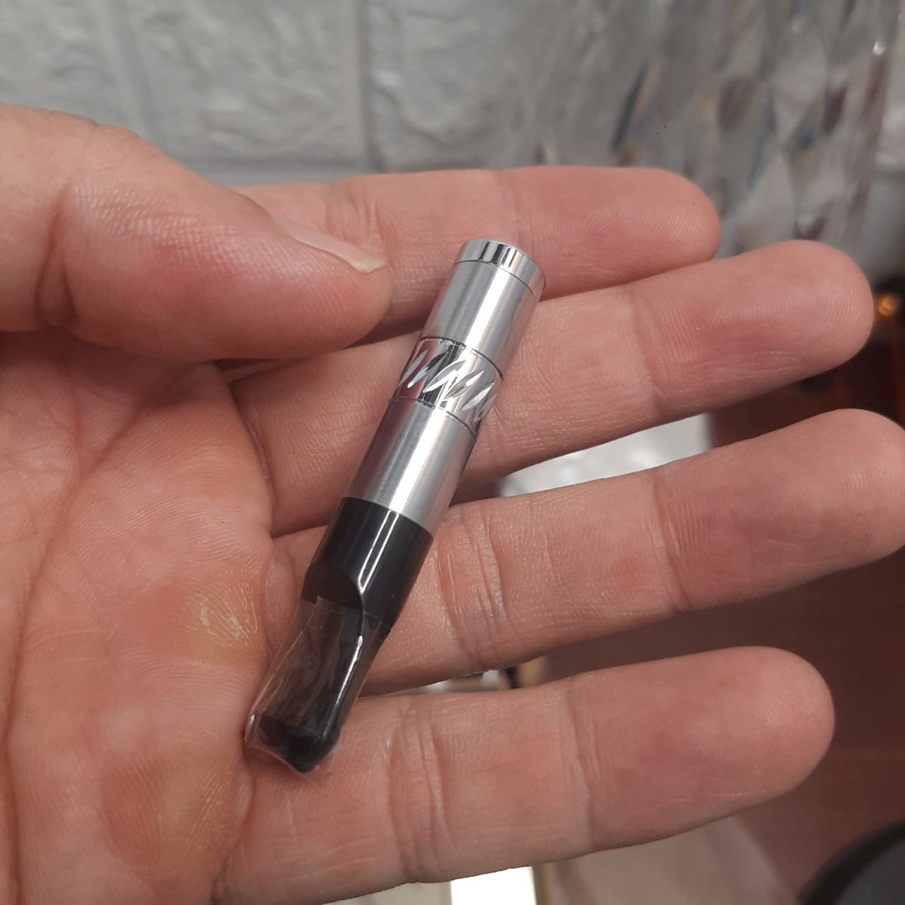 Tẩu thuốc cao cấp ZB-065 kim loại không gỉ cao cấp kèm hộp đựng thuốc sợi hoặc 10 điếu (màu ngẫu nhiên)
