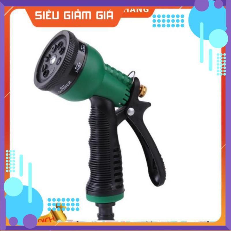 Vòi xịt rửa xe,Vòi phun nước tưới cây tăng áp thông minh 8 chế độ 815621-1