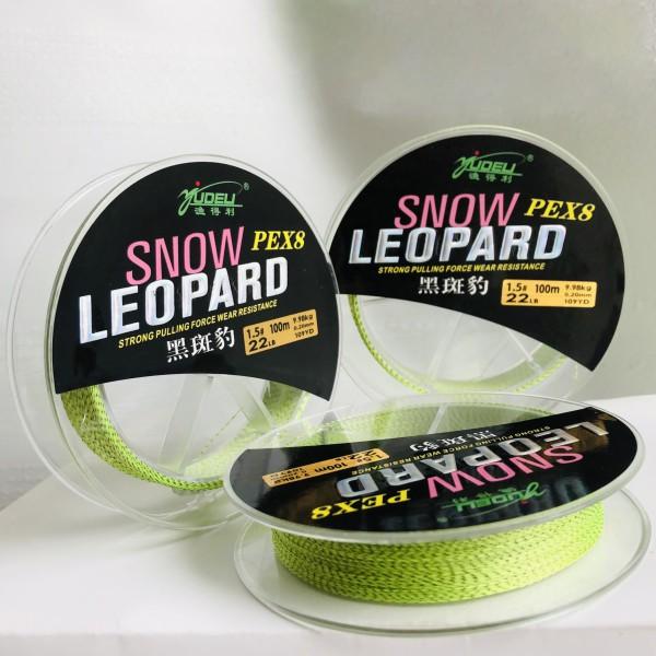 Dù Câu Dù Pe Lure Snow LeoPard PE X8 Siêu Bền Cao Cấp Dài 100M