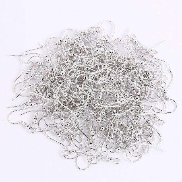 20 Cặp Bông Tai Móc Câu Màu Trắng Bạc Và Vàng Kim - Trường Thịnh Sài Gòn