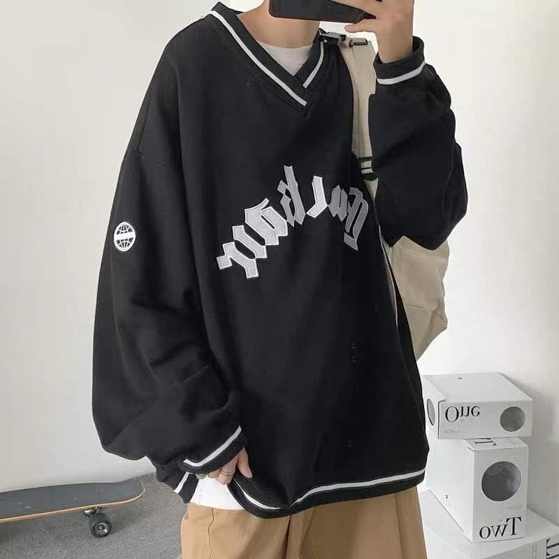 ÁO NỈ VIỀN ĐEN VIỀN VÀNG
