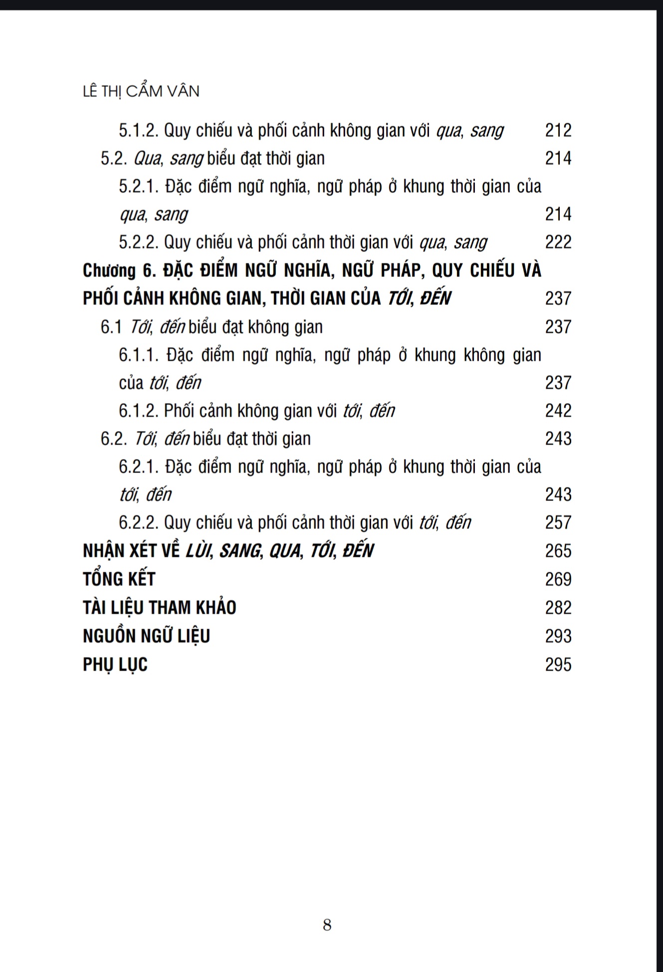 QUY CHIẾU TRONG TIẾNG VIỆT - từ không gian đến thời gian - Lê Thị Cẩm Vân