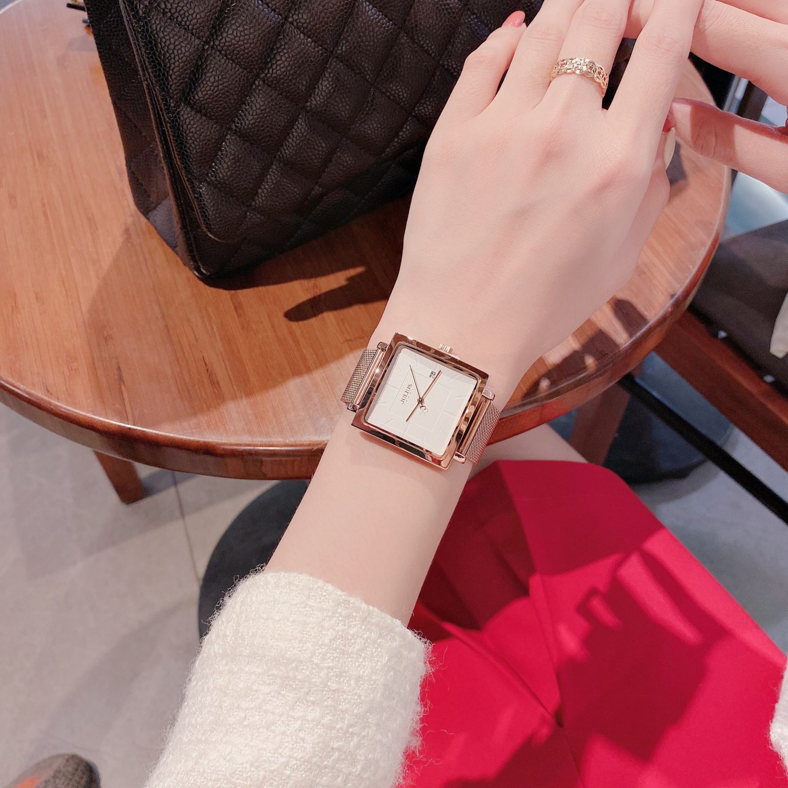 Đồng Hồ Nữ JA-1207B Julius Hàn Quốc