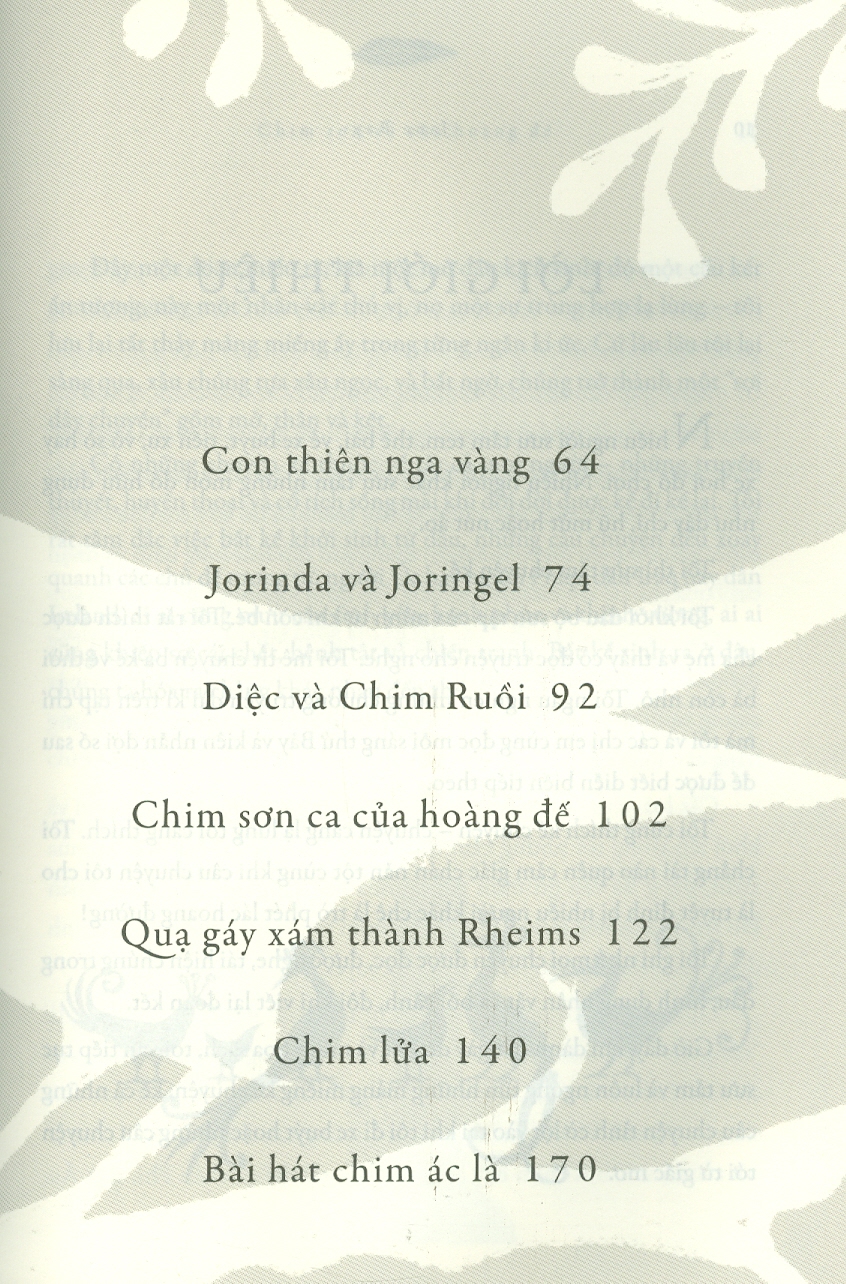 Chim Sơn Ca Của Hoàng Đế Và Những Chuyện Kể Có Cánh