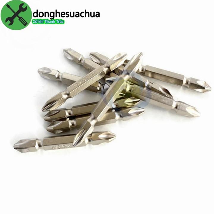 Mũi vít hai đầu bake PH2 Kingtony 136502P dài 65mm