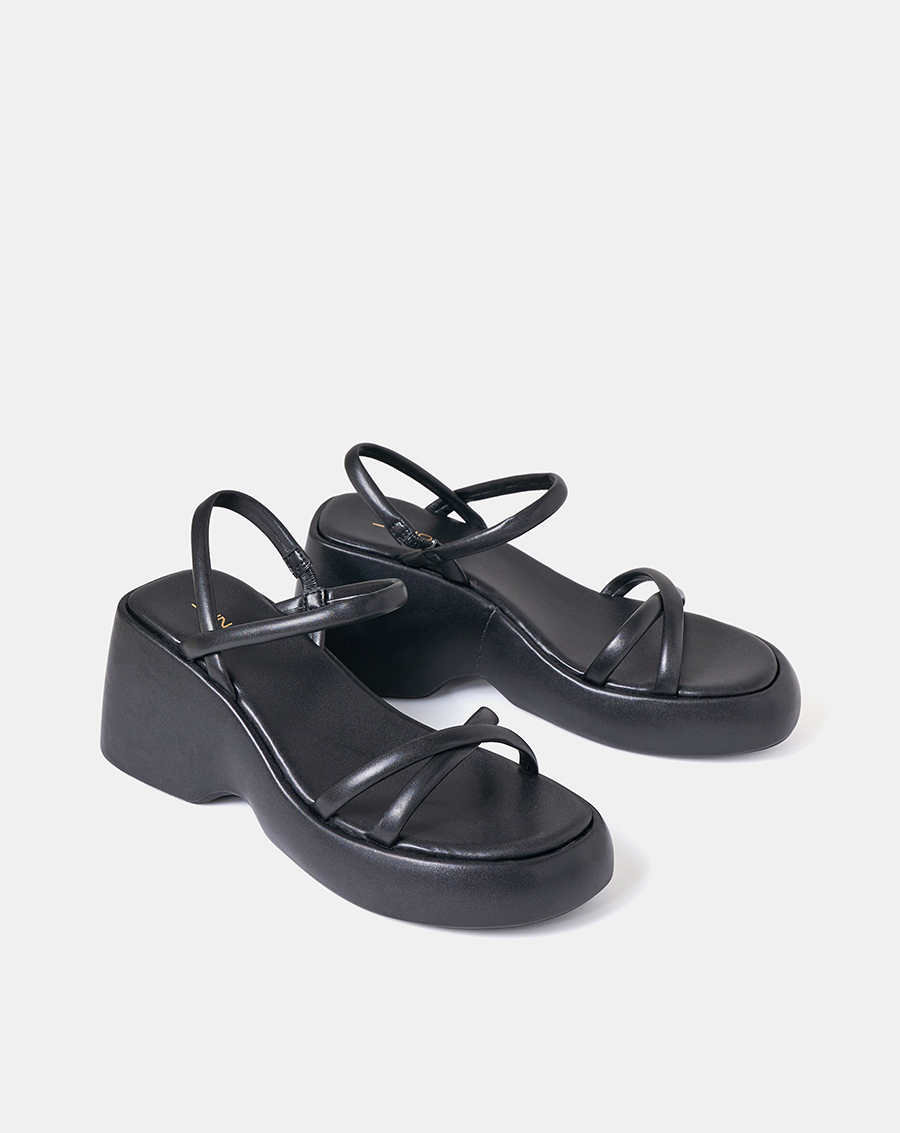 Giày Sandal Xuồng Nữ 9cm Thời Trang JUNO Quai Chéo SD09118