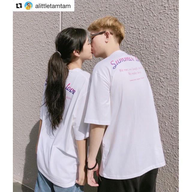 Áo Thun Unisex Chuyển Màu Chữ Kiểu HOT TREND