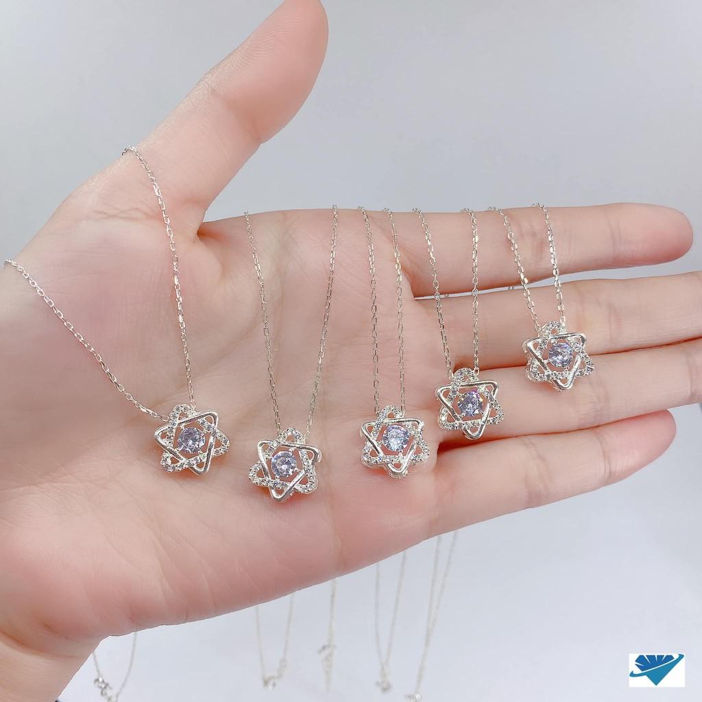 Dây chuyền nữ bạc ta mặt sao MS08d