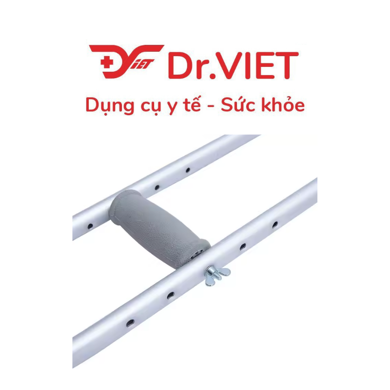 Nạng Inox Chống Nách Cao Cấp Có Tăng Giảm TaJerMy TJM-NN02