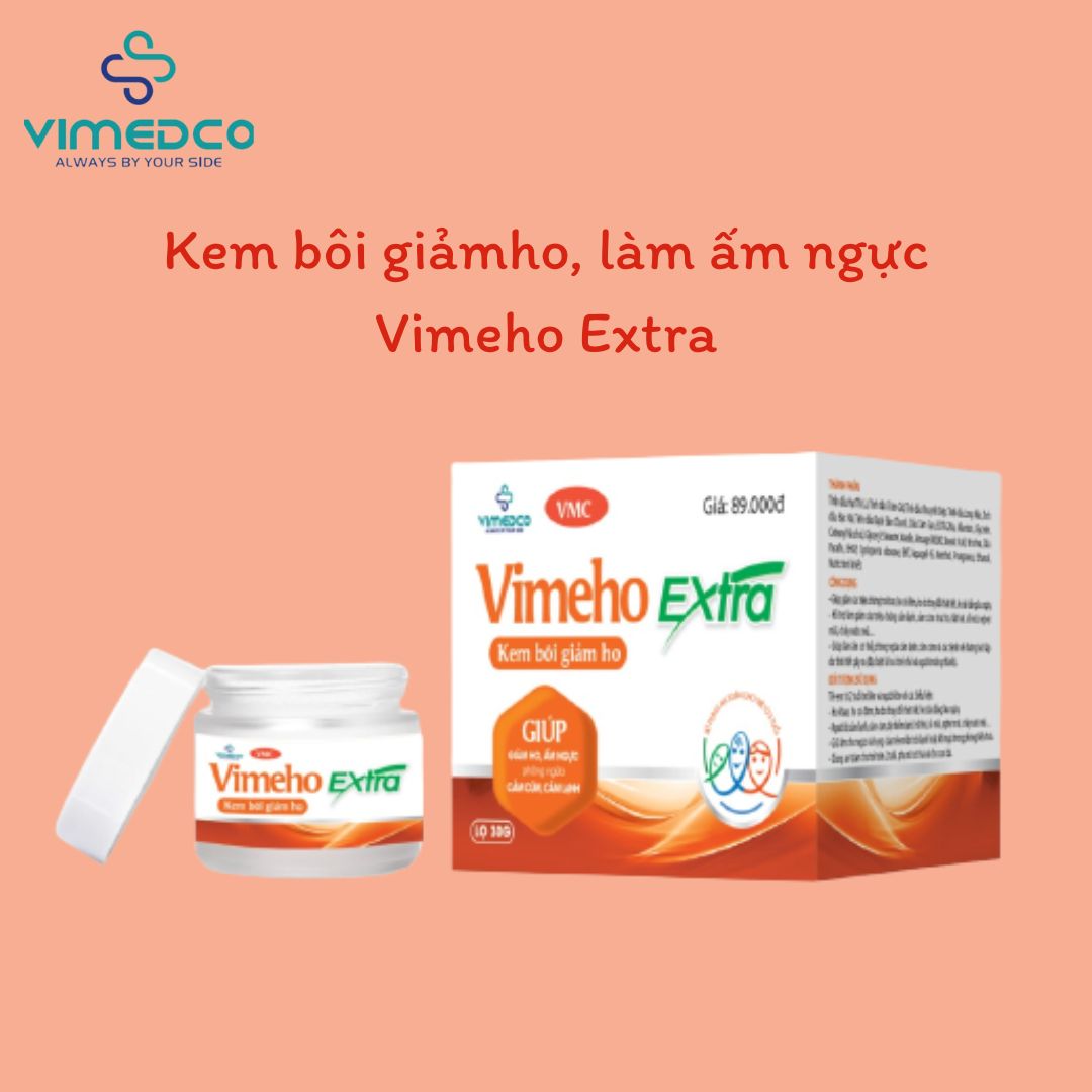 Kem bôi ho, kem bôi ấm ngực Vimeho Extra