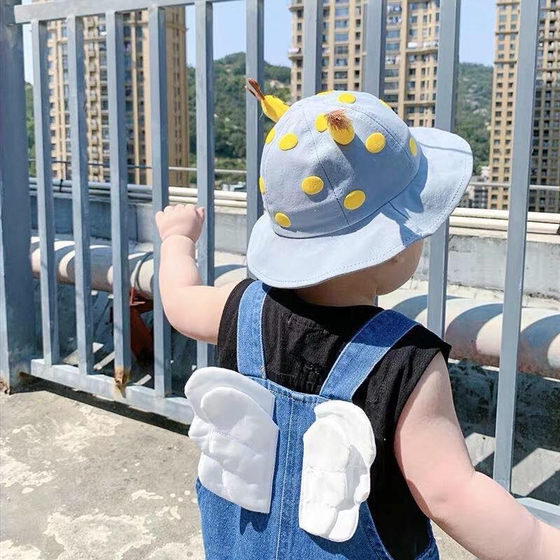 Mũ nón vải rộng vành hình chú hươu cao cổ 4D siêu đẹp cho bé trai bé gái