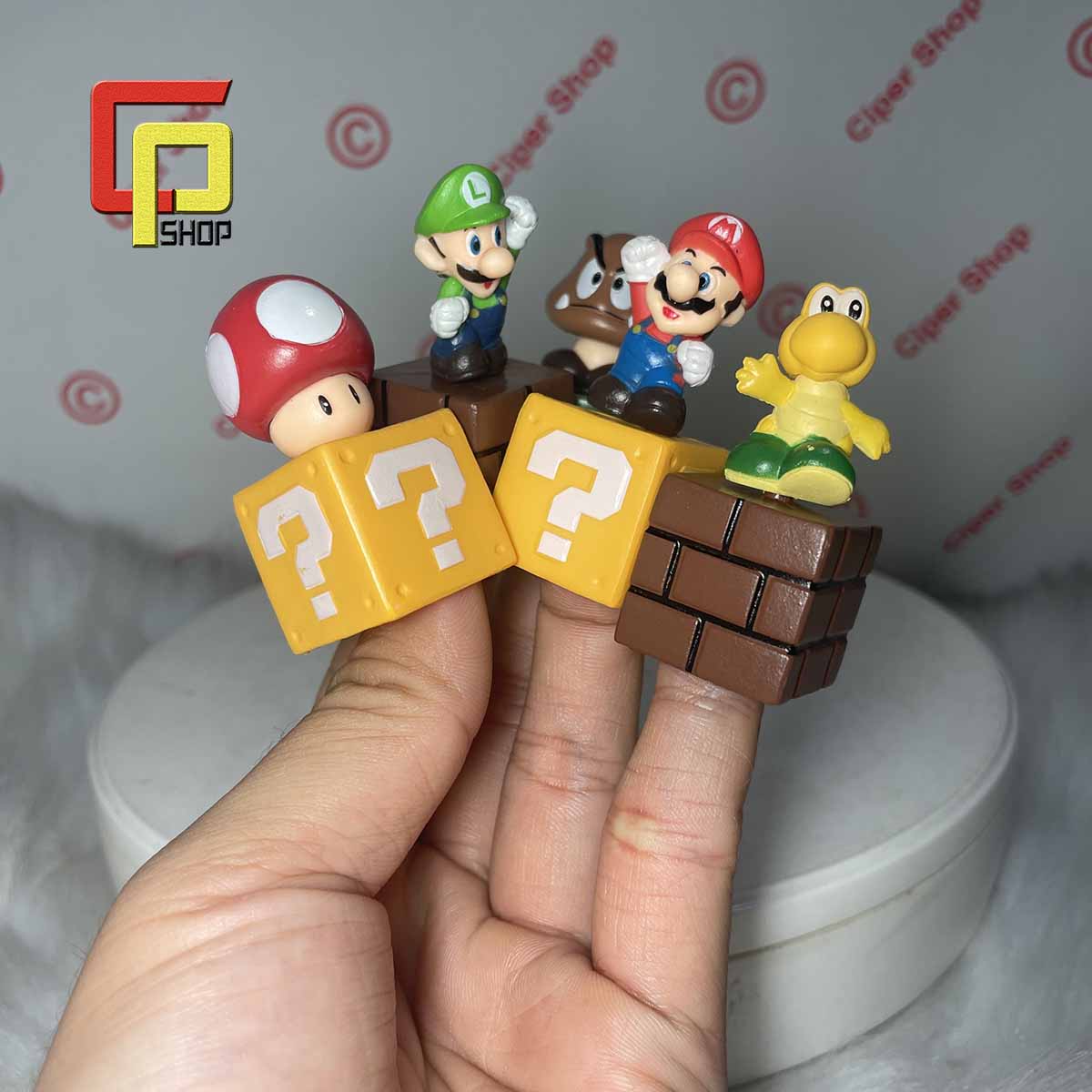 Mô hình nhân vật trong game Mario - Figure Mario bros - Mô hình Mario mini