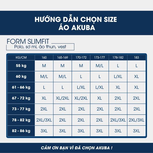 Áo Polo Nam Trơn Cao Cấp AKUBA | 02D212