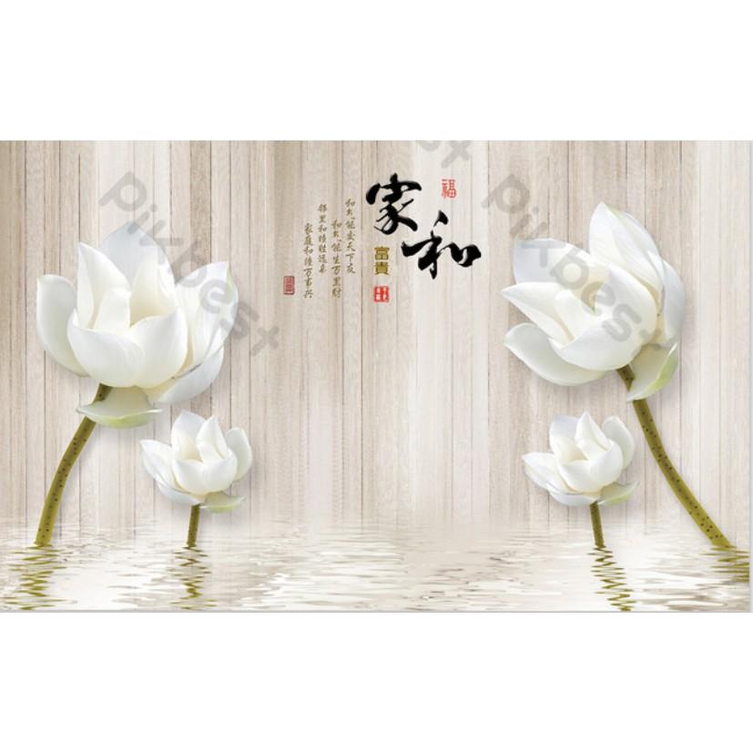 Tranh dán tường Tranh 3d dán tường phòng khách phòng ngủ hiện đại 15