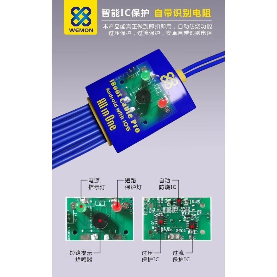 Dây cấp nguồn cho iPhone & Android Wemon S115 Pro