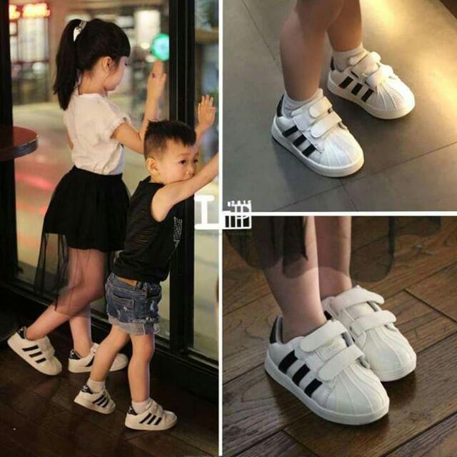 Giày thể thao 3 sọc cho bé trai, bé gái (size 21-36)