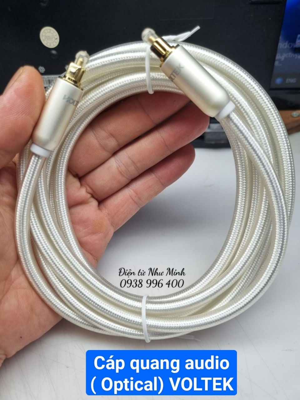 Dây Cáp Quang Audio Cao cấp VOLTEK có lưạ chọn độ dài 2M~3mét - Hàng Chính Hãng