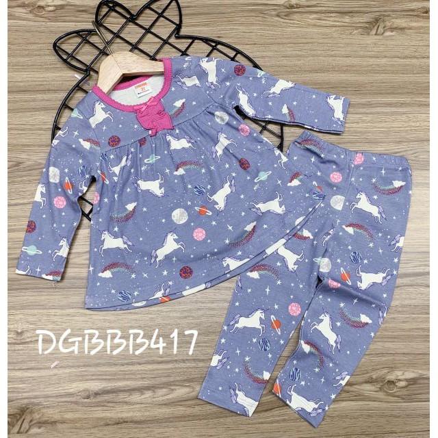 Bộ dài tay bé gái hàng xuất xịn - Bộ quần áo trẻ em