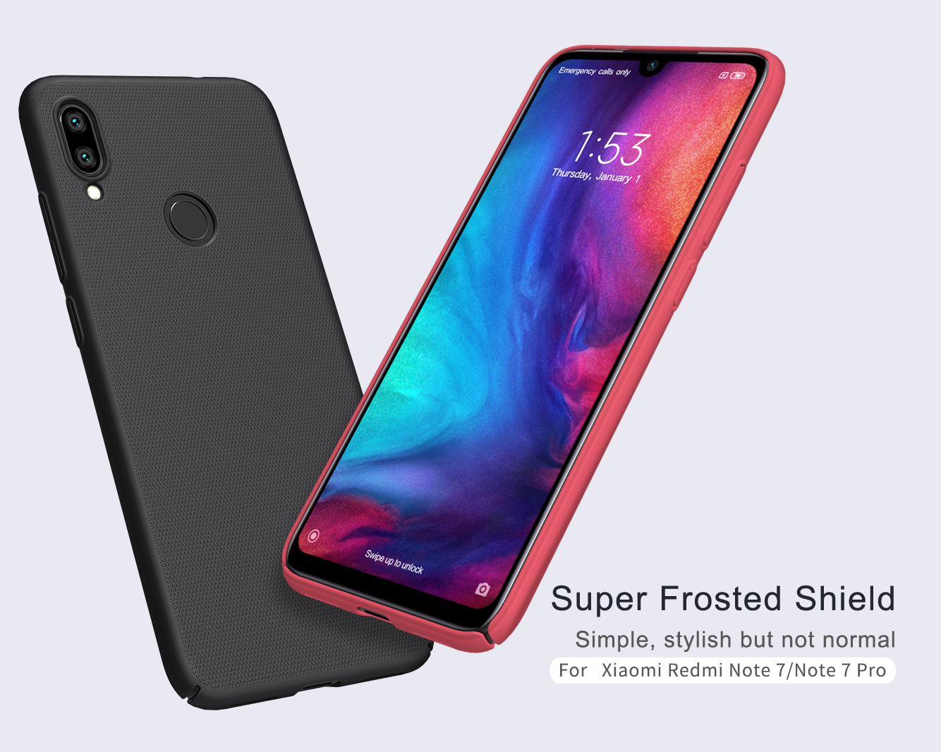 Ốp lưng Nillkin sần dành cho điện thoại Xiaomi Redmi note 7 / Redmi note 7 Pro - Hàng nhập khẩu