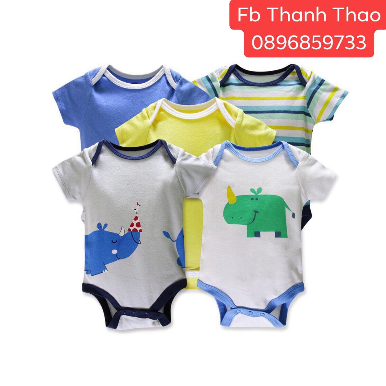 SÉT 5 BỘ BODY CHO BÉ