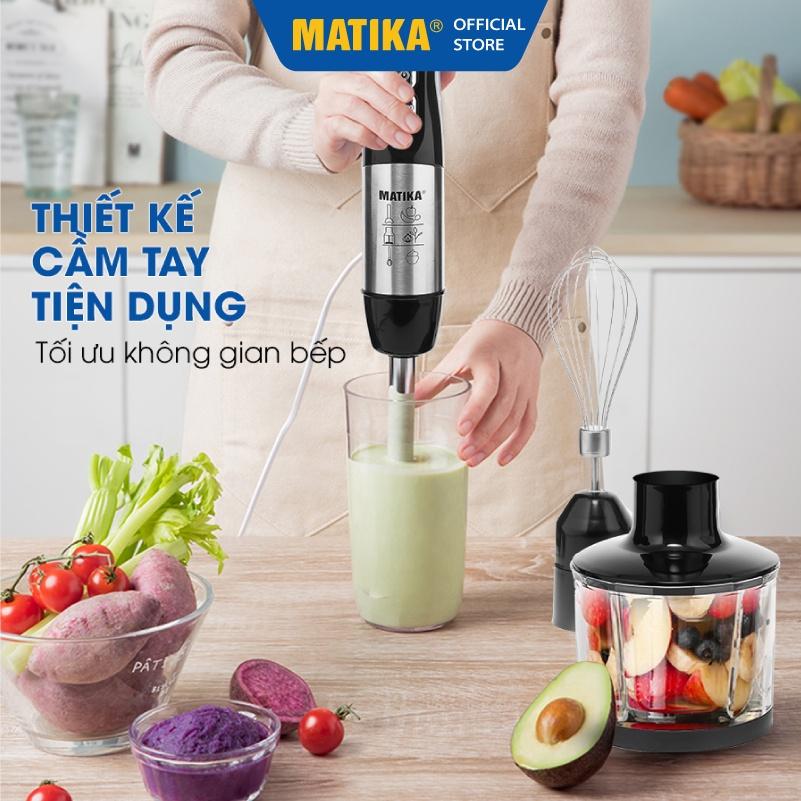 Máy Xay Sinh Tố Cầm Tay MATIKA Đa Năng MTK-3131 - Hàng Chính Hãng