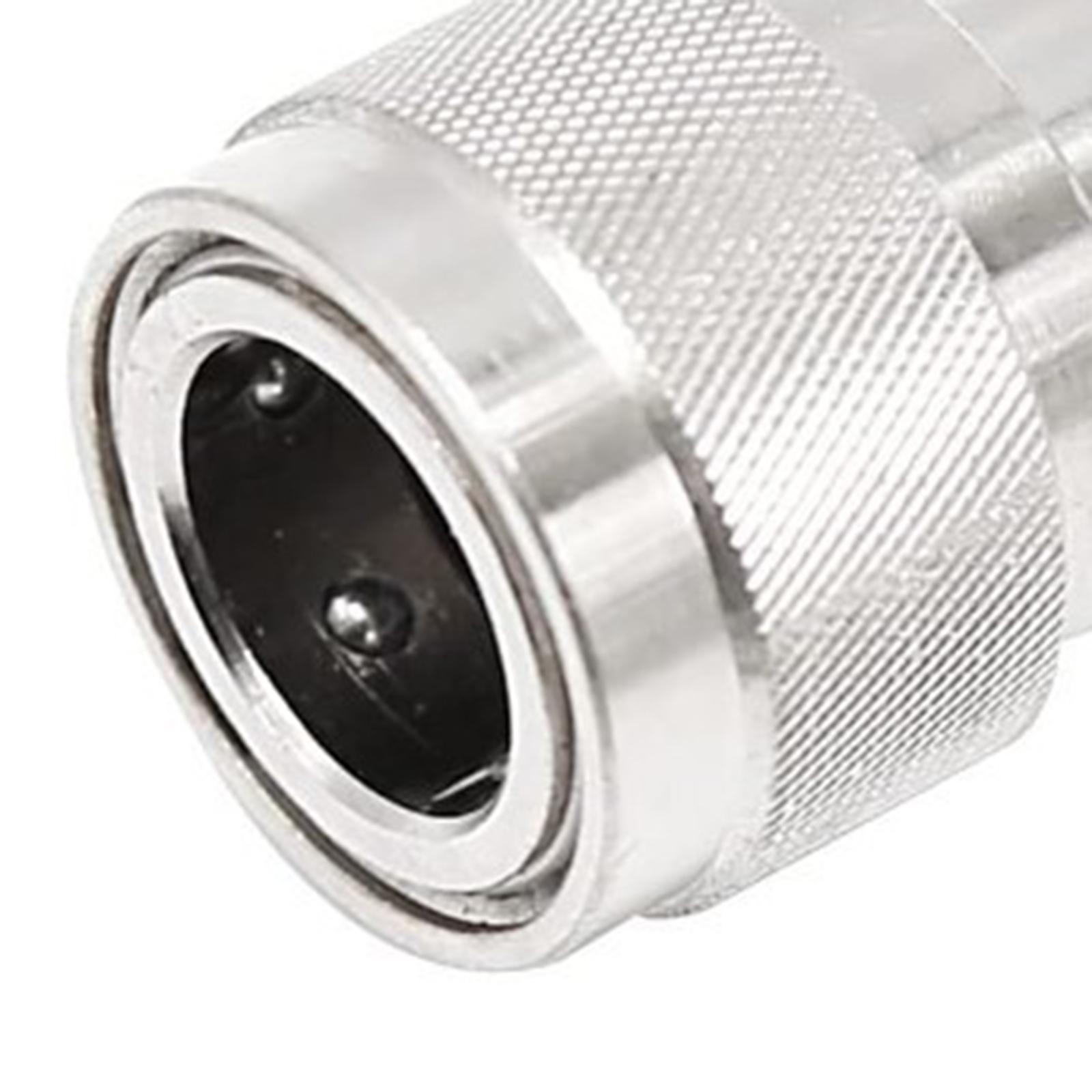 Fuel Line Connector 1 Pair Male Thread Lightweight Black Outboard Fuel Connector 6 AN Female to 5/16" Fuel Pipe Connector